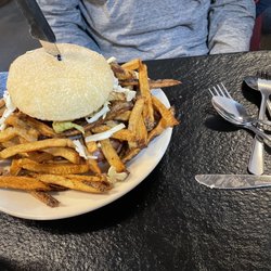 Courthouse Grill & Pub - Fries and sandwich