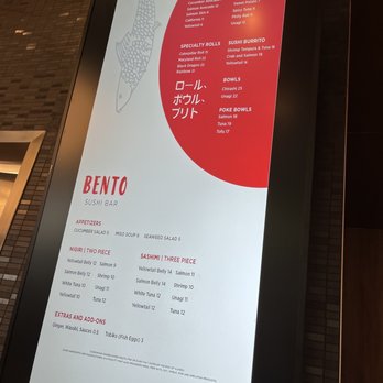 Bento - Inflation..... lol. - Sushi Bars Near Me - Oxon Hill, Maryland