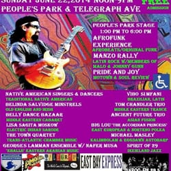 Berkeley City Hall - The city of Berkeley is a sponsor of Berkeley World Music Festival 6/22 w/Afrofunk Experience, Manzo Rally, Pride & Joy