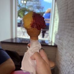 Millennium - Mango & Frutti di Bosco (mixed berries) in a cone
