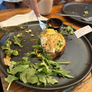 Pause Cafe - Avocado toast with Egg and Salmon - Moroccan Near Me - New York, New York