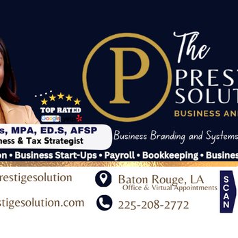 The Prestige Solution - Business Consulting Near Me - Baton Rouge, Louisiana The Prestige Solution - Business Consulting Near Me - Baton Rouge, Louisiana