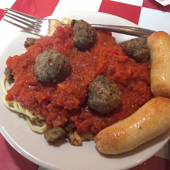 Greek's Pizzeria - Pasta Deluxe & pasta sticks. On special for Tuesdays. - Pizza Near Me - West Lafayette, Indiana Greek's Pizzeria - Pasta Deluxe & pasta sticks. On special for Tuesdays. - Pizza Near Me - West Lafayette, Indiana