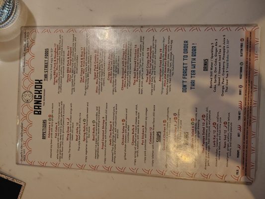 Menu photo 5 Bangkok Thai Restaurant Atlanta, GA