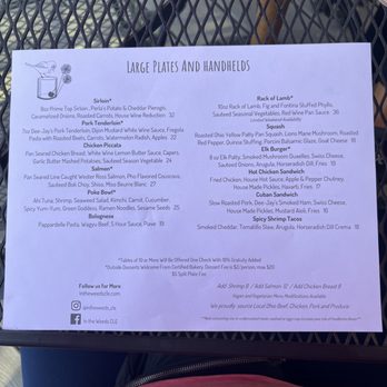 In the Weeds - Menu - New American Near Me - North Royalton, Ohio In the Weeds - Menu - New American Near Me - North Royalton, Ohio