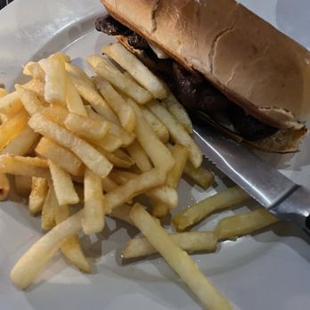 Tartan Room - Jr. Steak Sandwich with fries. - American Near Me - Orange, California
