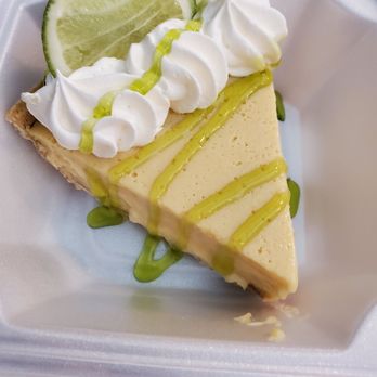 T-Bone Tom's - Key lime pie. Enjoyed the crust. - Barbeque Near Me - Kemah, Texas T-Bone Tom's - Key lime pie. Enjoyed the crust. - Barbeque Near Me - Kemah, Texas