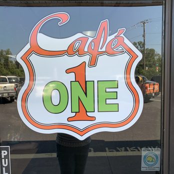 Cafe One - a sign in the window of a cafe - Diners Near Me - Ormond Beach, Florida