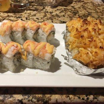 Shiki Sushi - Left - Tom Yum roll; right - Ultimate. Neither were particularly good. Wouldn't recommend. - Sushi Bars Near Me - Durham, North Carolina Shiki Sushi - Left - Tom Yum roll; right - Ultimate. Neither were particularly good. Wouldn't recommend. - Sushi Bars Near Me - Durham, North Carolina