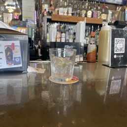 An empty drink