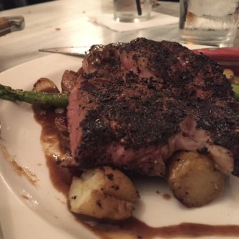 Table 23 - Coffee rubbed ribeye, fingerling potatoes, asparagus - New American Near Me - Tallahassee, Florida
