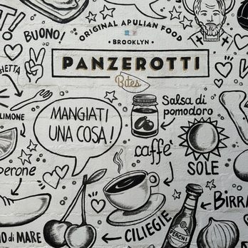 Panzerotti Bites - Backyard wall - Italian Near Me - Brooklyn, New York