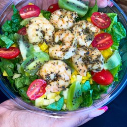 First Option Juice Hub and Salad Bar - Spicy Shrimp Salad
