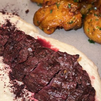Hamsa - Hangar steak - Mediterranean Near Me - Houston, Texas Hamsa - Hangar steak - Mediterranean Near Me - Houston, Texas