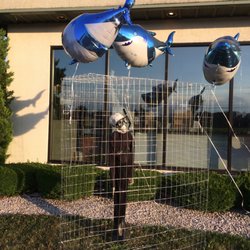 Mechanicsburg Mystery Book Shop - The sharks that hung out with us for Mike Capuzzo's "Close to Shore" event.