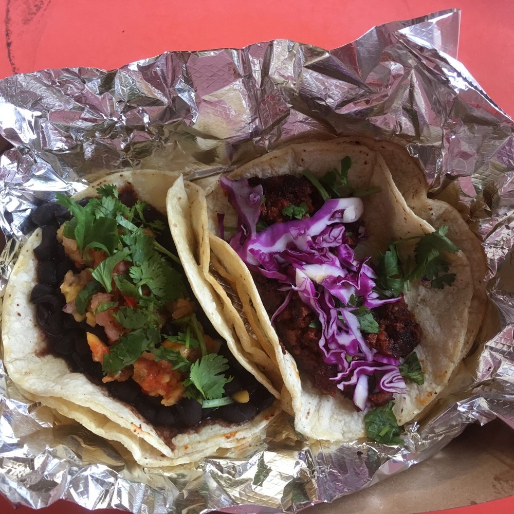 Dos Locos Tacos - Seasoned Black Beans taco and Beef Chorizo Taco - Tacos Near Me - Hamtramck, Michigan Dos Locos Tacos - Seasoned Black Beans taco and Beef Chorizo Taco - Tacos Near Me - Hamtramck, Michigan
