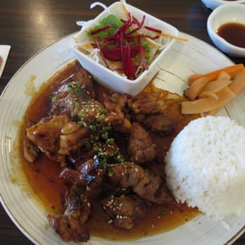 Namu - Soy sauce pork lunch special.  The food was really tasty, but the daikon was really good. - Korean Near Me - Dortmund, NW