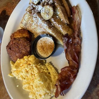 Huckleberry's Breakfast & Lunch - Bananas Foster Platter - Cajun/Creole Near Me - Keller, Texas