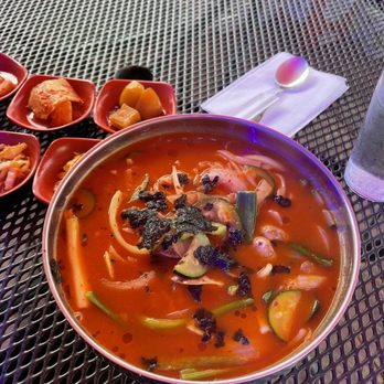 Mandu Kimbob - Spicy noodles. - Korean Near Me - Annandale, Virginia Mandu Kimbob - Spicy noodles. - Korean Near Me - Annandale, Virginia