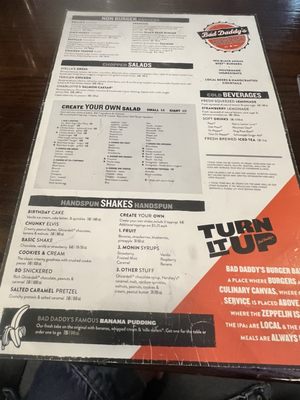 Menu photo 7 Bad Daddy's Burger Bar Concord, NC Menu photo 7 Bad Daddy's Burger Bar Concord, NC