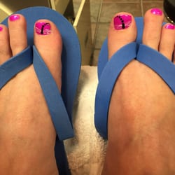 Hollywood Nails - After the luxury pedicure.