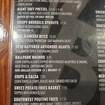 Temblor Brewing Company - Menu - Breweries Near Me - Bakersfield, California Temblor Brewing Company - Menu - Breweries Near Me - Bakersfield, California