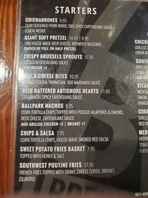 Menu photo 3 Temblor Brewing Company Bakersfield, CA Menu photo 3 Temblor Brewing Company Bakersfield, CA
