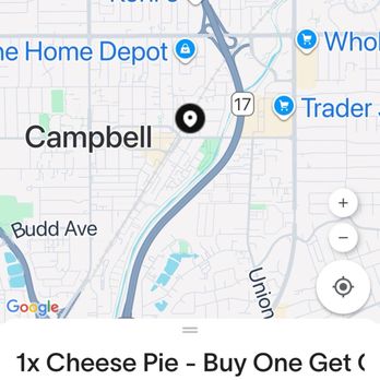 Square Pie Guys - Here is when the order was placed and then tracking. And it shows the top as dairy free BOGO and the second one is just a regular BOGO. - Pizza Near Me - Campbell, California