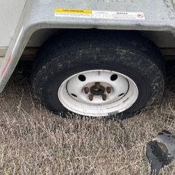 Laramie Tire & Auto Center - Tread separated on tire and completely ripped of at highway speed.