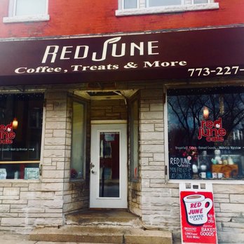 Red June Cafe - Pretty sure this used to be a grocery in the past. - Coffee & Tea Near Me - Chicago, Illinois