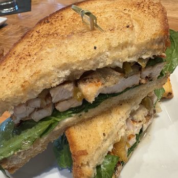 Roots Seasonal Cuisine - Chicken & Brie sandwich - New American Near Me - Lee's Summit, Missouri