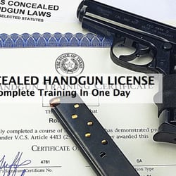 Jack Griffith Concealed Handgun License Training - certification