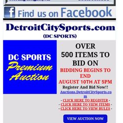 DC Sports - DC SPORTS Premium Auction Night Coming In August! 7/30/2024