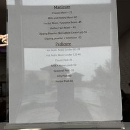 Price list - April 2025
