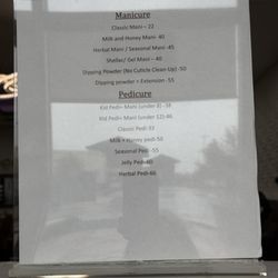 Envie Nails & Spa - Price list - April 2025