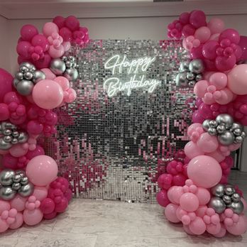 Sharis Balloons - Pretty in Pink 13th birthday celebration! - Balloon Services Near Me