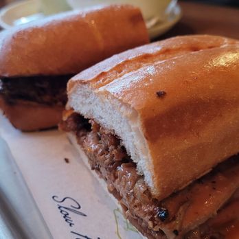 Heirloom - Tri-tip sando & Sweet potato fries - New American Near Me - Fresno, California