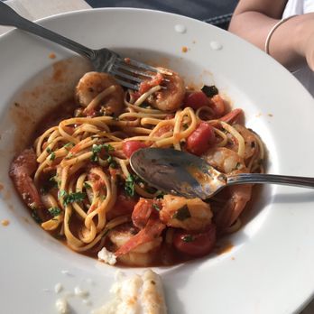 Bluewater Boathouse Seafood Restaurant Coronado - Prawn Linguine - Seafood Near Me - Coronado, California