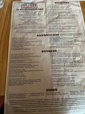 Menu photo 1 Ivy City SmokeHouse Washington, DC, DC