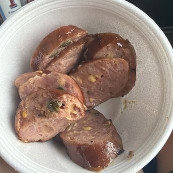 Juniors BBQ - Jalapeño sausage - Barbeque Near Me - West, Texas Juniors BBQ - Jalapeño sausage - Barbeque Near Me - West, Texas