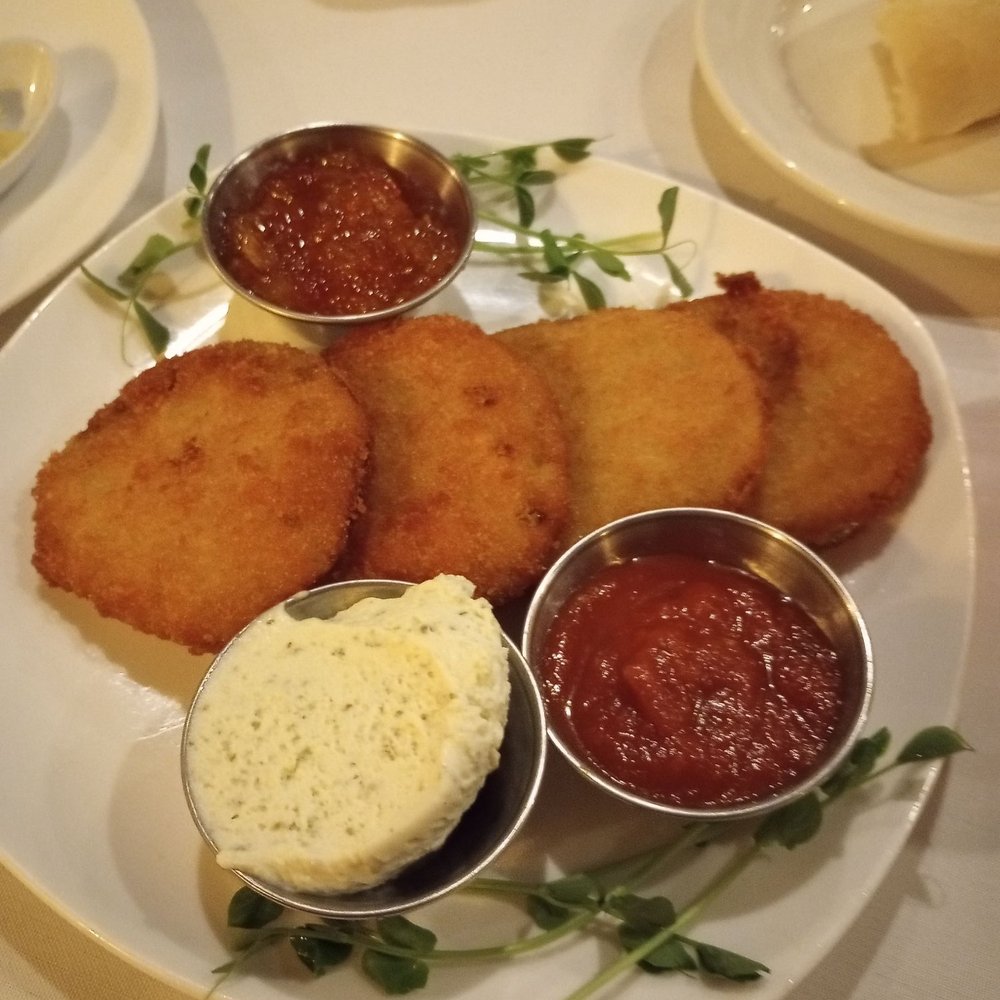 The Table at Inner Banks - Fried green tomato appetizer - New American Near Me - Edenton, North Carolina The Table at Inner Banks - Fried green tomato appetizer - New American Near Me - Edenton, North Carolina