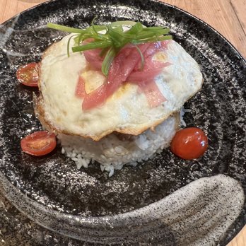 Scratch Kitchen - SCRATCH LOCO MOCO WITH PORK ADOBO - Breakfast & Brunch Near Me - Honolulu, Hawaii