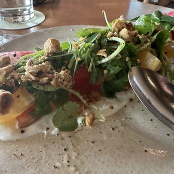Squable - Grapefruit yogurt dill radish nuts - mmmm - Modern European Near Me - Houston, Texas