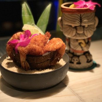 Three Dots and A Dash - Coconut Shrimp - Asian Fusion Near Me - Chicago, Illinois Three Dots and A Dash - Coconut Shrimp - Asian Fusion Near Me - Chicago, Illinois