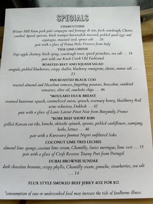 Menu photo 3 Flux Restaurant and Bar Lisbon Falls, ME Menu photo 3 Flux Restaurant and Bar Lisbon Falls, ME