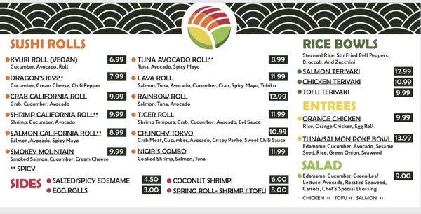 Menu photo 2 Nori Omaha, NE Menu photo 2 Nori Omaha, NE