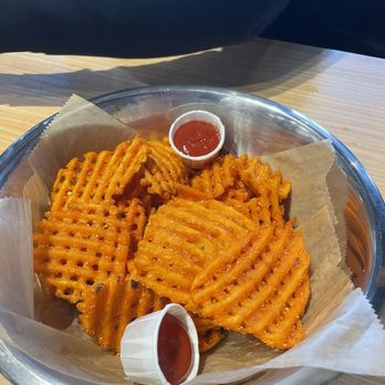 Kowbell Burger - Sweet Potato Fries | ig: @veroeatss - Burgers Near Me - Katy, Texas Kowbell Burger - Sweet Potato Fries | ig: @veroeatss - Burgers Near Me - Katy, Texas