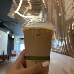 Midnight sugar latte
