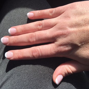 Q A Nails - Next Gen pink tips by Micheal at QA nails. Yet again throughly impressed! - Waxing Near Me - Royal Palm Beach, Florida