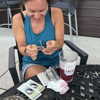 Craft30 - Bai winning all her pull tabs - Beer Bar Near Me - Sheboygan, Wisconsin